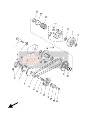 5BRE76701000, Nebengleitwirbelgruppe, Yamaha, 1